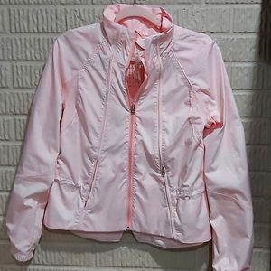 Lululemon pink shimmer spring jacket 6